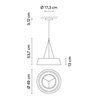 Vibia Lily Ø 49 cm - 5730 Hängelampe