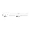 Vibia Spa Vanity Light 301 cm - 5991 Wandlampe