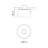 Vibia Tube free Ø 22 cm - 6095 Deckenlampe