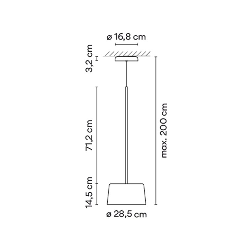 Vibia Tube Ø 28,5 cm - 6165 Hängelampe