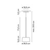 Vibia Tube Ø 28,5 cm - 6165 Hängelampe