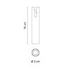 Vibia Bind Downlight Ø 3 cm Medium - 6504 Leuchte für Schienenbeleuchtung