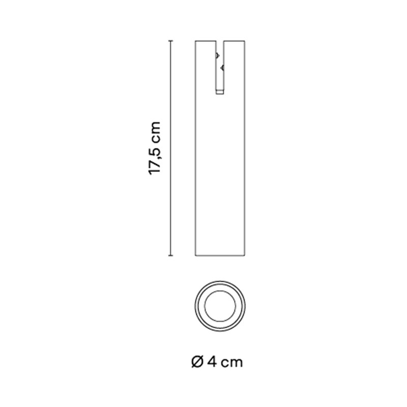 Vibia Bind Downlight Ø 4 cm Narrow - 6520 Leuchte für Schienenbeleuchtung
