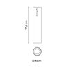 Vibia Bind Downlight Ø 4 cm Wide - 6528 Leuchte für Schienenbeleuchtung