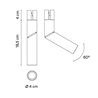 Vibia Bind Spotlight Ø 4 cm Medium - 6534 Leuchte für Schienenbeleuchtung