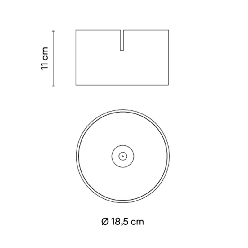 Vibia Bind Domo Ø 18,5 cm Wide - 6542 Leuchte für Schienenbeleuchtung