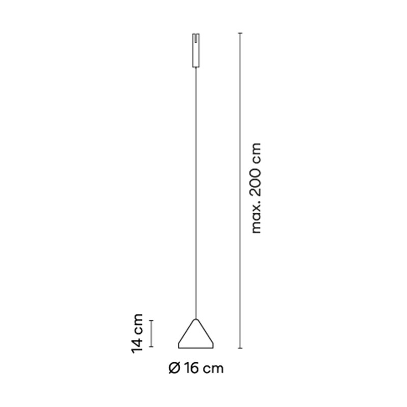Vibia Bind Black Pincer Ø 16 cm - 6575 Leuchte für Schienenbeleuchtung