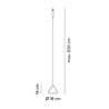 Vibia Bind Beige Pincer Ø 16 cm - 6576 Leuchte für Schienenbeleuchtung