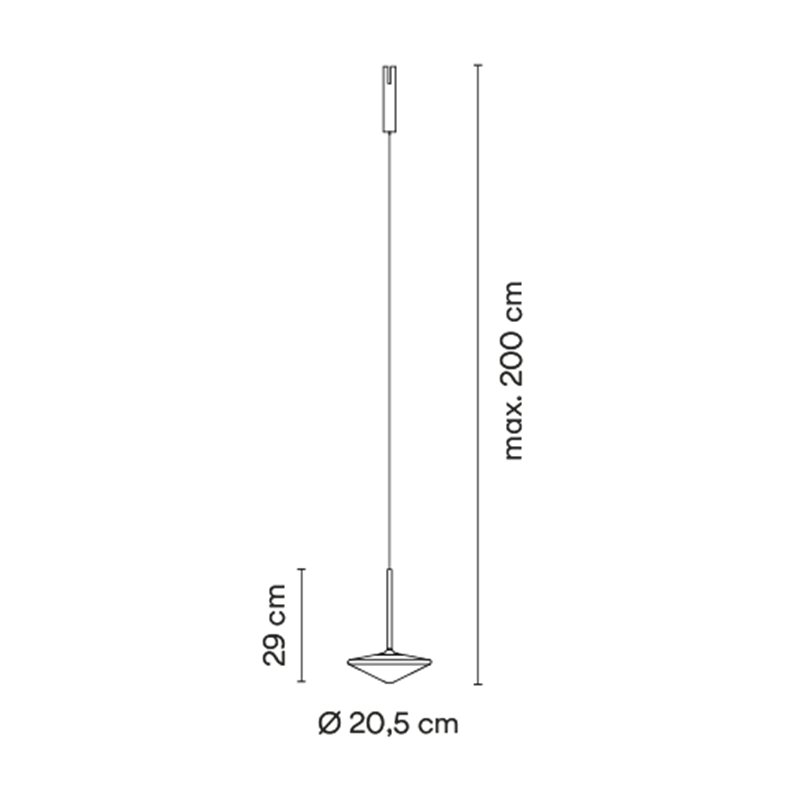 Vibia Bind Black Pincer Ø 20,5 cm - 6586 Leuchte für Schienenbeleuchtung