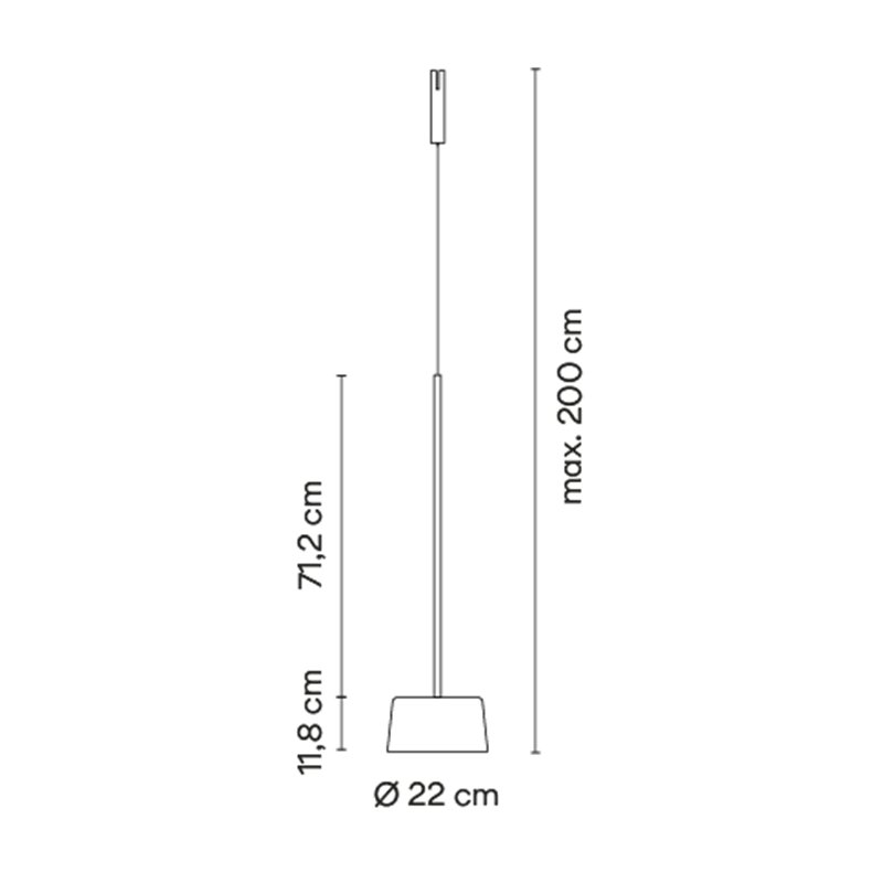 Vibia Bind Black Pincer Ø 22 cm - 6590 Leuchte für Schienenbeleuchtung