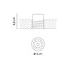 Vibia Bind solo Ø 3 cm Medium - 6604 Einbauspot
