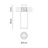 Vibia Bind solo Downlight Ø 4 cm x 10 cm Medium - 6684 Einbauspot