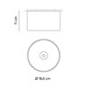 Vibia Bind solo Downlight Ø 18,5 cm Medium - 6700 Deckenlampe
