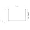 Vibia Sticks solo 152 x 2 x 3 cm UGR <19 - 7361 Hängelampe