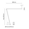 Vibia Sticks solo 204 cm - 7375 Stehlampe