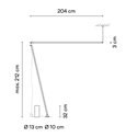 Vibia Sticks solo 204 cm UGR <19 - 7376 floor lamp
