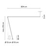 Vibia Sticks solo 304 cm - 7378 Stehlampe