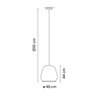 Vibia Knit ø 45 cm x 44 cm - 7450 Hängelampe