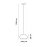 Vibia Knit ø 45 cm x 28 cm - 7455 Hängelampe