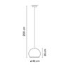 Vibia Knit ø 45 cm x 35 cm - 7460 Hängelampe