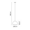 Vibia Knit ø 65 cm x 50 cm - 7475 Hängelampe