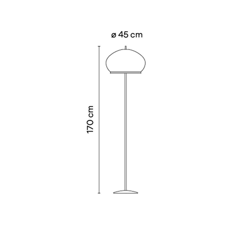 Vibia Knit Ø 45 x 170 cm - 7485 Stehlampe