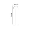 Vibia Knit Ø 45 x 170 cm - 7485 Stehlampe