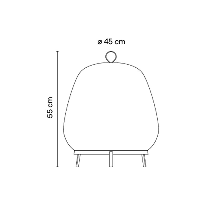 Vibia Knit Ø 45 x 55 cm - 7490 Stehlampe