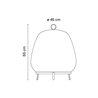 Vibia Knit Ø 45 x 55 cm - 7490 Stehlampe