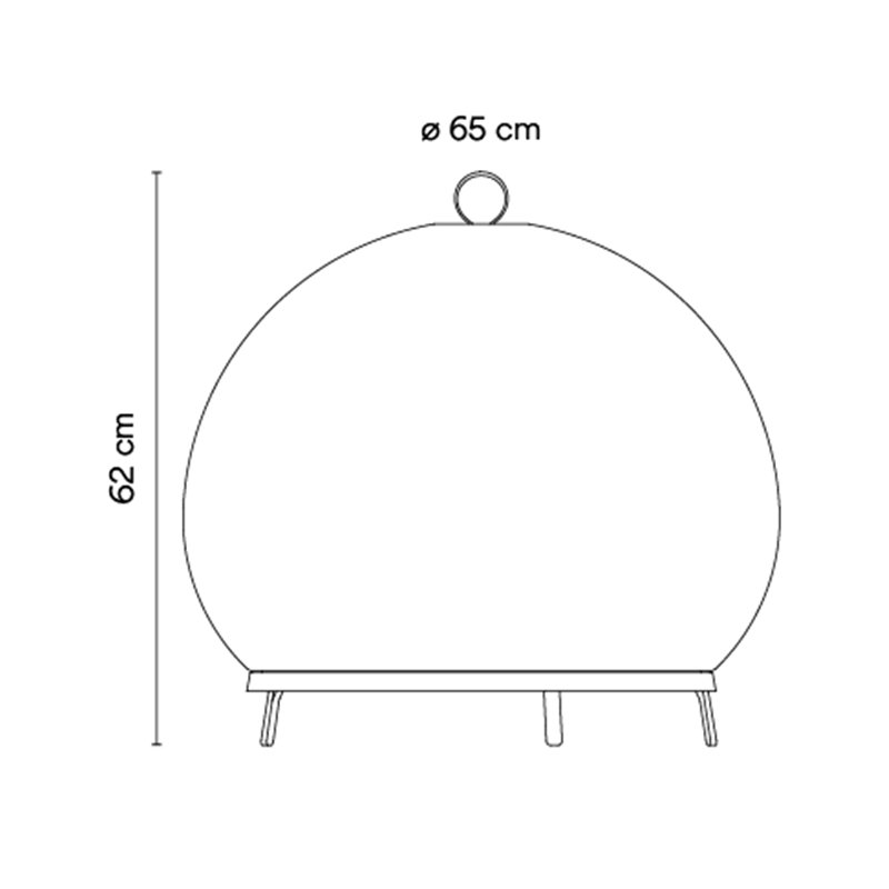 Vibia Knit Ø 65 x 62 cm - 7494 Stehlampe
