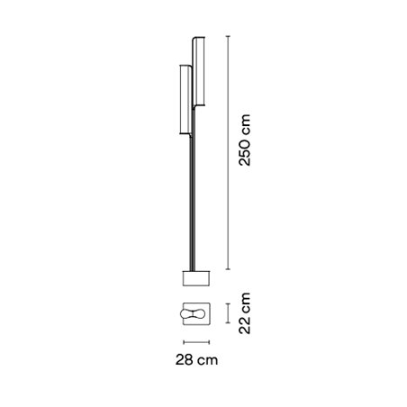 Vibia Class 2x LED - 2815 garden lamp