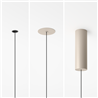 Vibia Bind driver for pendant track 48W Casambi Beige - A426