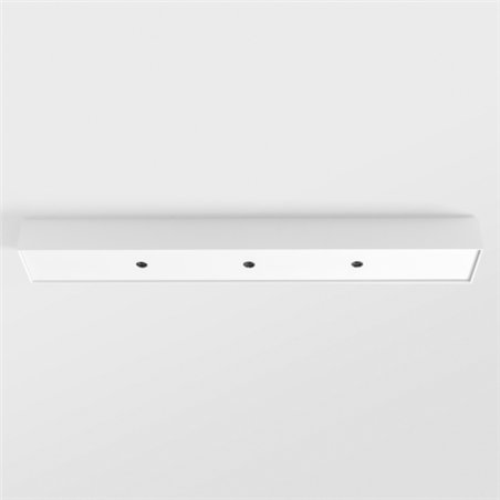 Modular Ceiling base 420x58 for 3x jack warm dim