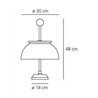 Artemide Alfa Tischlampe