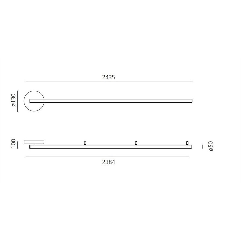 Artemide Alphabet Of Light Linear 240 Wall lamp / ceiling lamp