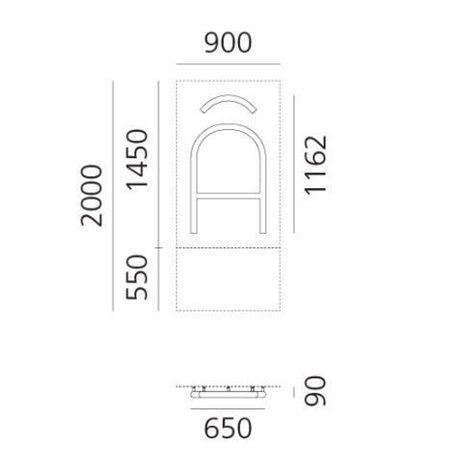 Artemide Alphabet Of Light Wall lamp "Â" uppercase