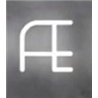 Artemide Alphabet Of Light Wall lamp "Æ" uppercase