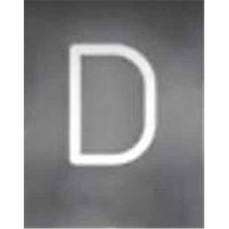 Artemide Alphabet Of Light Wall lamp "D" uppercase
