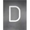 Artemide Alphabet Of Light Wall lamp "D" uppercase