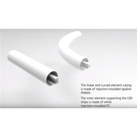 Artemide Alphabet Of Light Wall lamp "F" uppercase