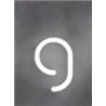 Artemide Alphabet Of Light Wall lamp "g" lowercase