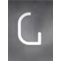 Artemide Alphabet Of Light Wall lamp "G" uppercase
