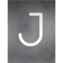 Artemide Alphabet Of Light Wall lamp "J" uppercase