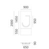Artemide Alphabet Of Light Wall lamp "J" uppercase