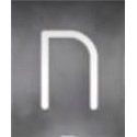 Artemide Alphabet Of Light Wall lamp "N" uppercase