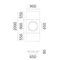 Artemide Alphabet Of Light Wall lamp "o" lowercase