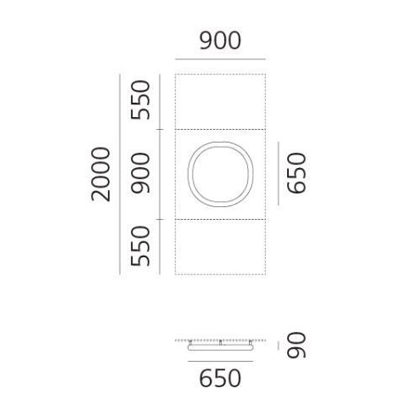 Artemide Alphabet Of Light Wall lamp "o" lowercase