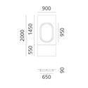 Artemide Alphabet Of Light Wall lamp "O" uppercase