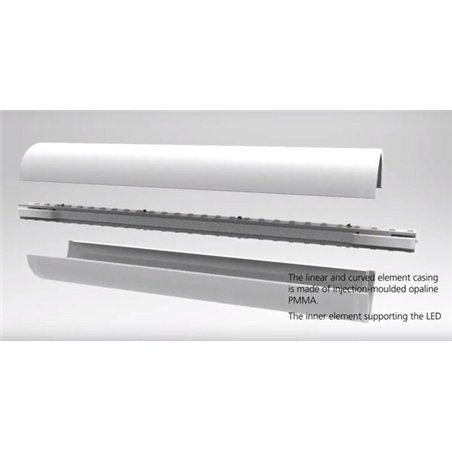 Artemide Alphabet Of Light Wall lamp "P" uppercase