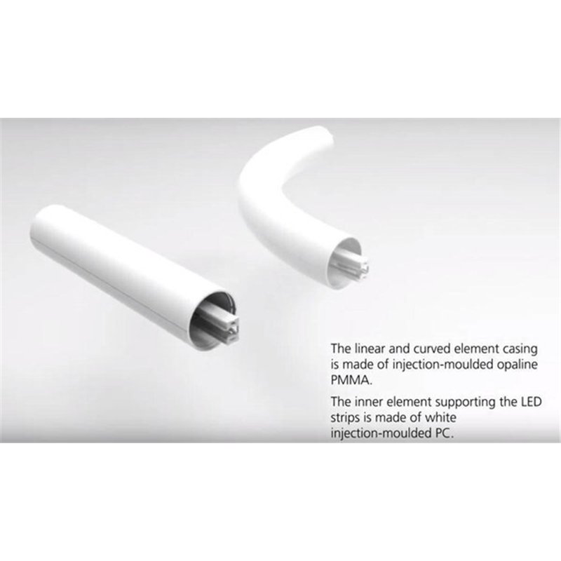 Artemide Alphabet Of Light Wall lamp "P" uppercase